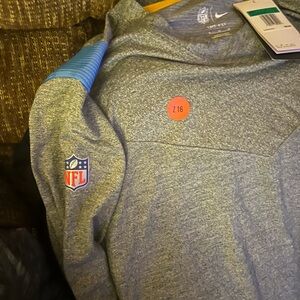 Nike Gray Pullover with Blue Detail